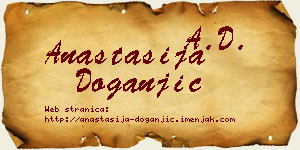 Anastasija Doganjić vizit kartica